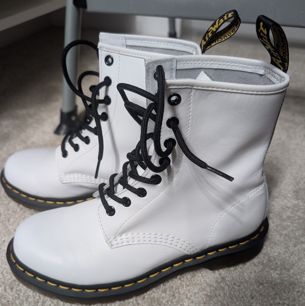 Like New White Docs - image 1